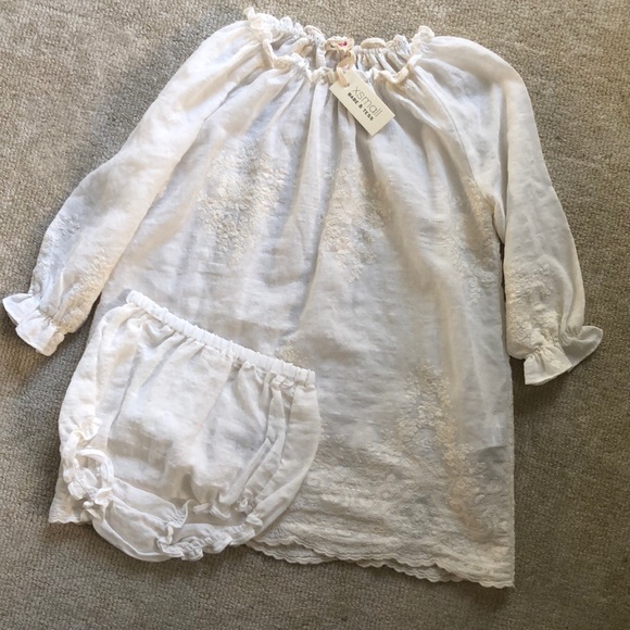 Babe & Tess Other - NWT Babe & Tess embroidered set 24mo